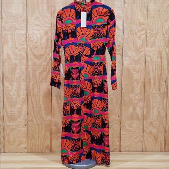 NWT NEVER FULLY DRESSED DISCO GROOVE MIDI DRESS - 4 - Picture 3 of 10